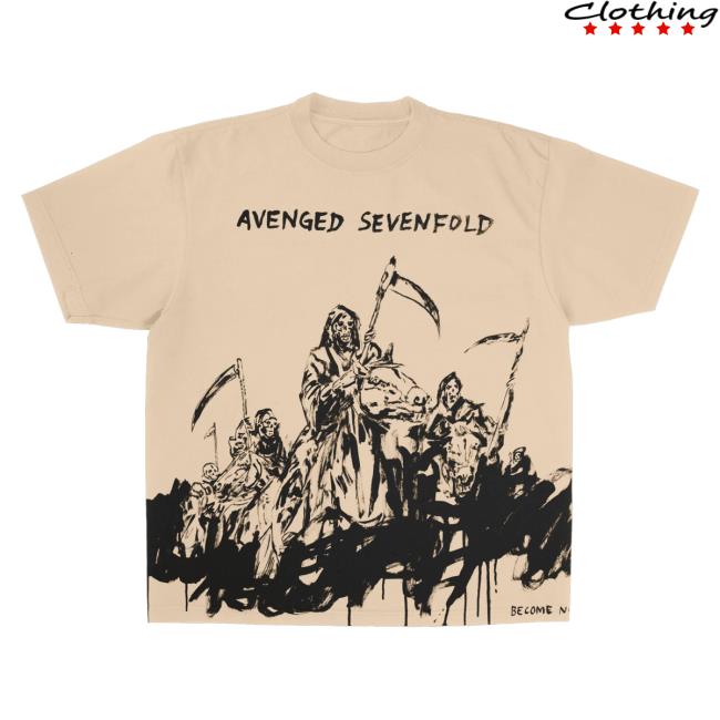 Official Avenged Sevenfold Merch A7xworld Store A7x World Become Nothing Tees AvengedSevenfold Shop