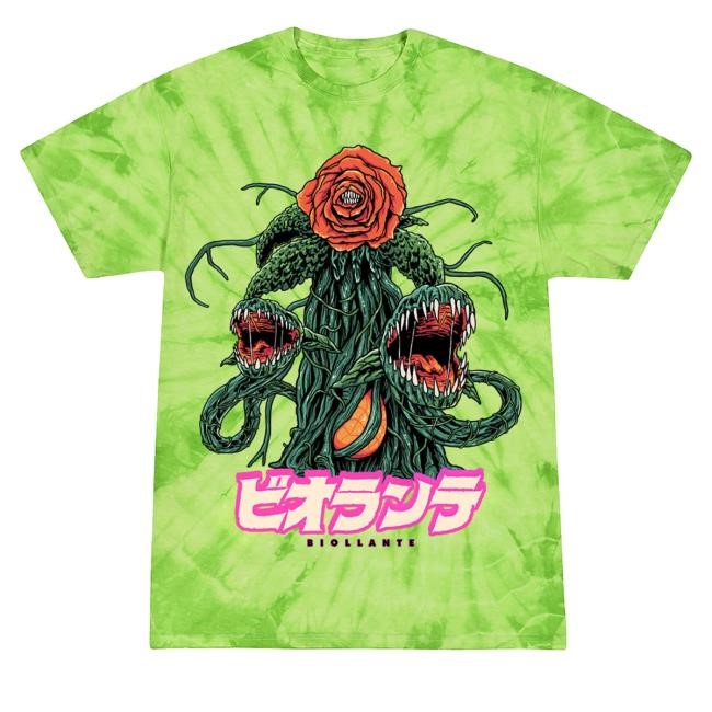 Biollante A New Life Form Tie-Dye Tee Shirt