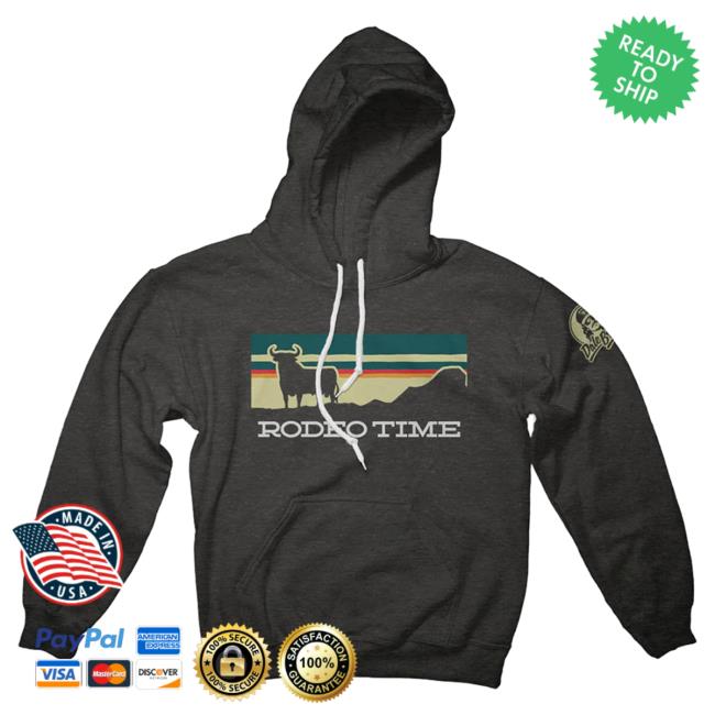Official Rodeo Time Dale Brisby Merch Sunset Rodeo Time Hoodies