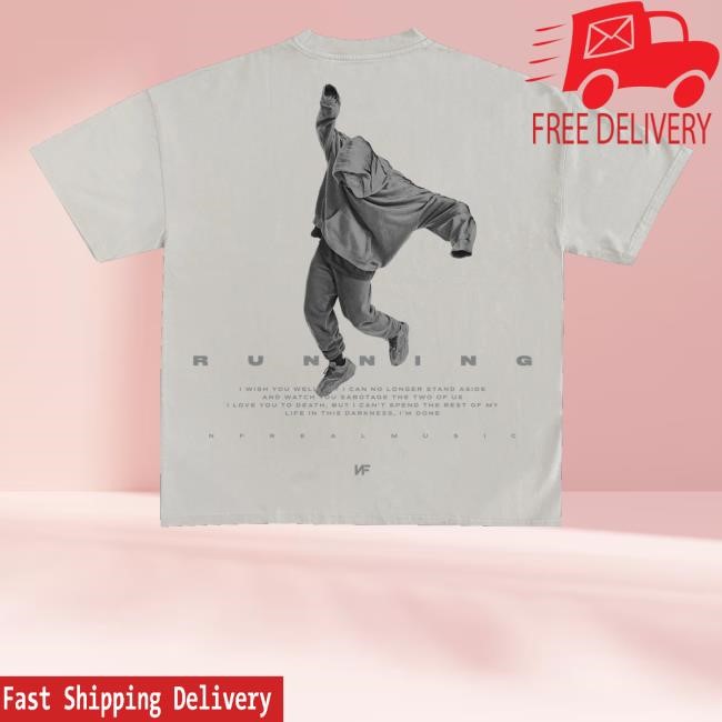 Nfrealmusic Merch Store Cement "Running" Hoodie