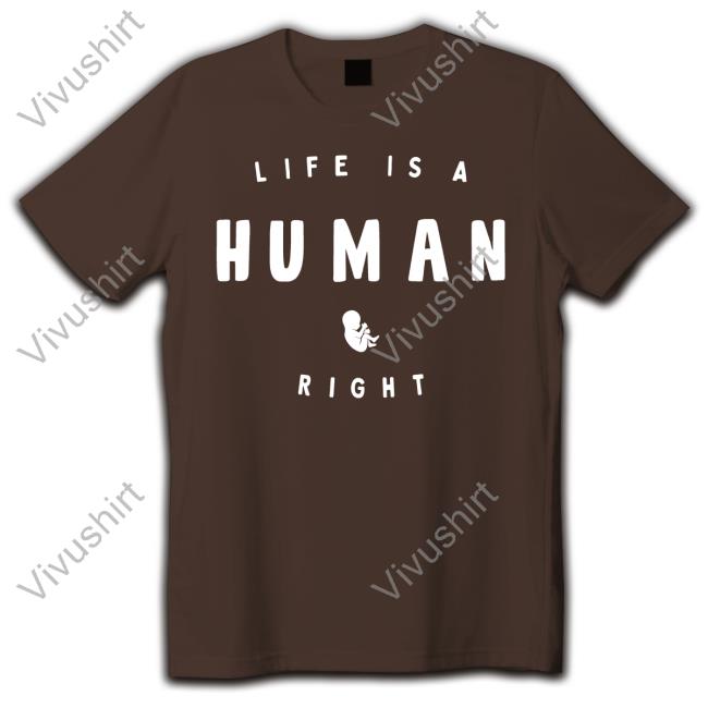 Life Is A Human Right Tee Shirt Angee