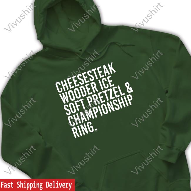 Messinabottle Merch Cheesesteak Wooder Ice Soft Pretzel & Championship Ring Hoodie
