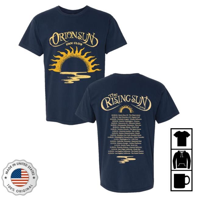 Orion Sun Merch Rising Sun Fan Club Tour Hoodie
