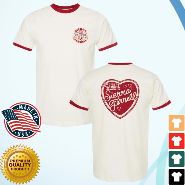 Official Kf-Merch Shop Sierra Ferrell Cowgirl Ringer Tee Shirt