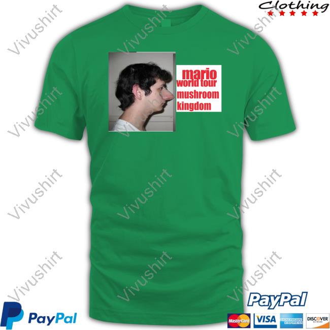 Aer Yandere Dev Mario World Tour Mushroom Kingdom Tee Shirts