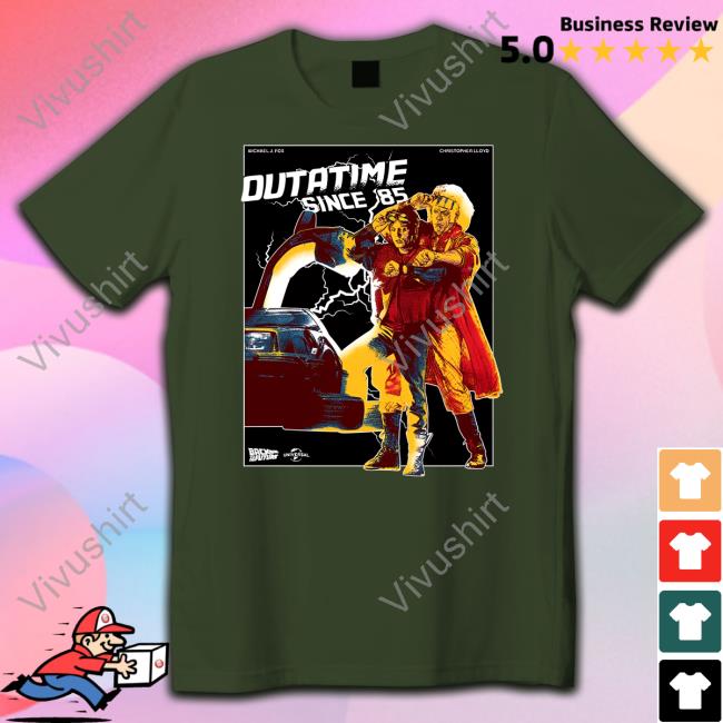Back To The Future Merch Outatime Since 85 Doc And Marty Shirt