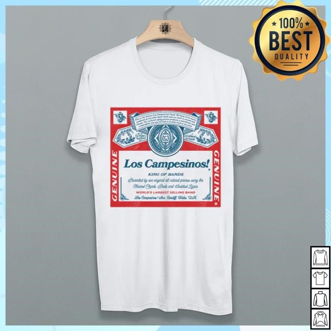 Los Campesinos Store King Of Bands Tee Shirt