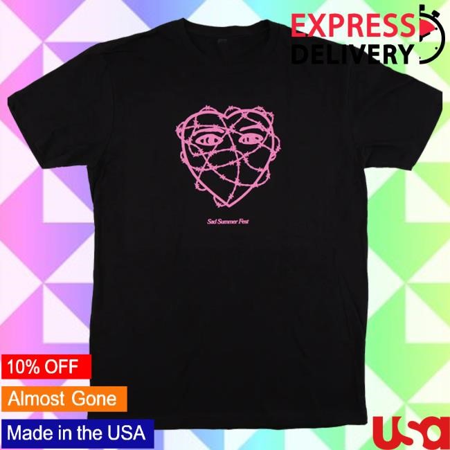 Just Merch Sad Summer Barbed Heart Sweatshirt