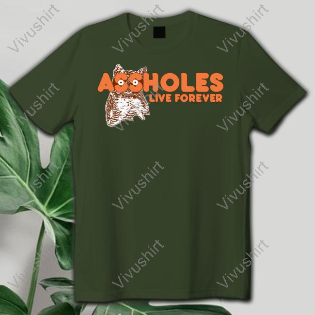 Alf Hooters Long Sleeve Tee Shirt Asshole Lives Forever Merch