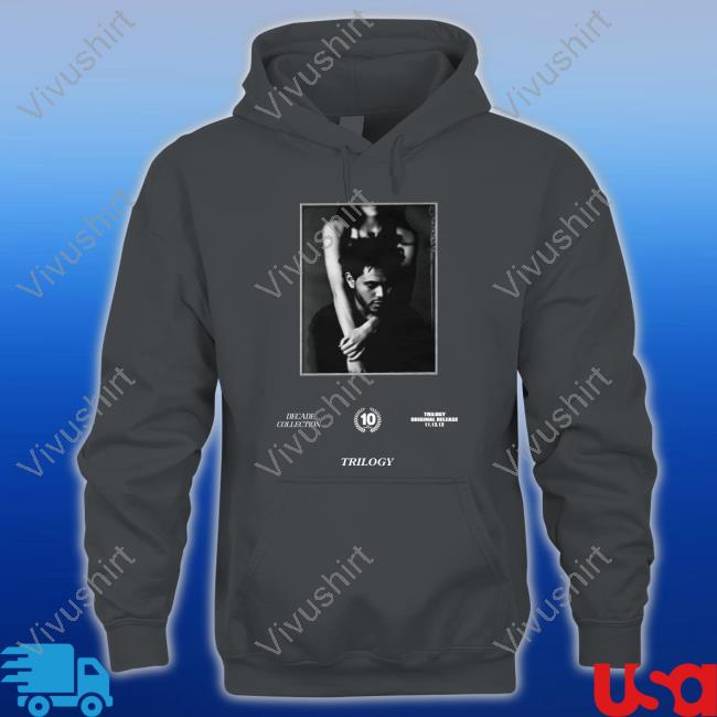 The Weeknd Merch Trilogy Decade Cover Hoodie Sweatshirt