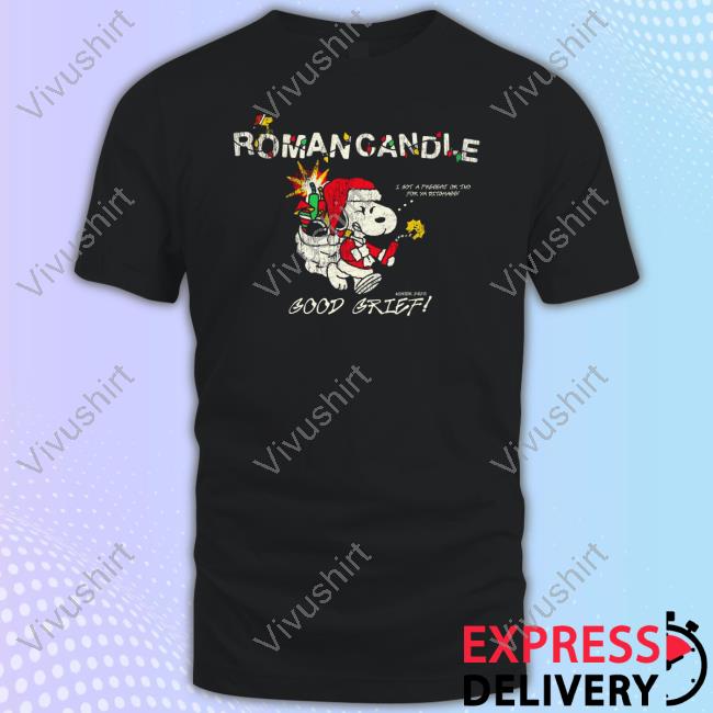 Piperferrari X Romancandlex Roman Candle Xmas Good Grief Tee Shirt