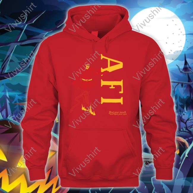 Afireinside Shop Afi Shut Your Mouth And Open Your Eyes Devil Tee Shirt