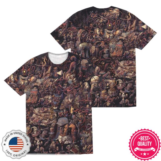Official Disco Elysium Merch Store Disco Elysium Thought Cabinet Full Colour T-Shirts Discoelysium Shop
