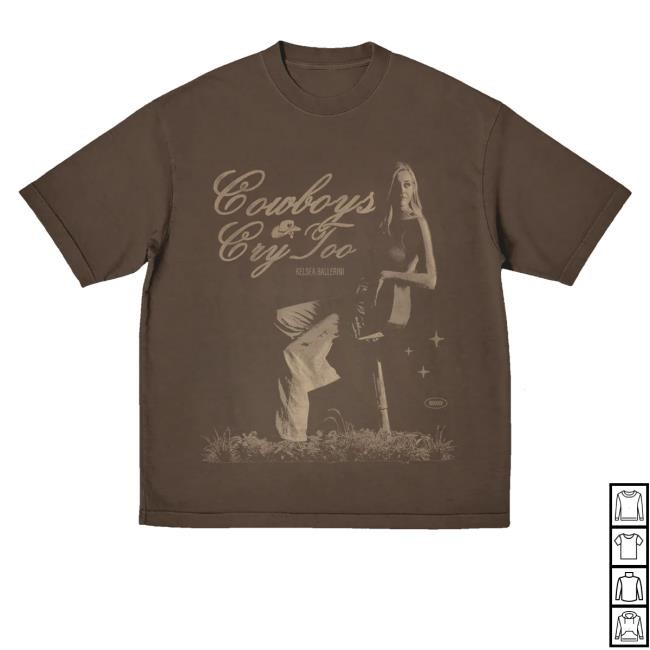 Kelsea Ballerini Store Cowboys Cry Too Face Hoodie Sweatshirt