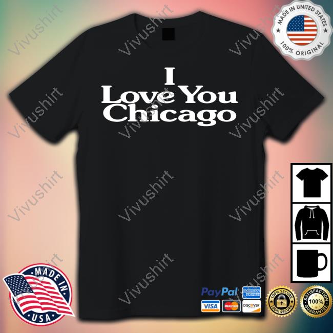 Kim Kardashian Wearing I Love You Chicago Shirt