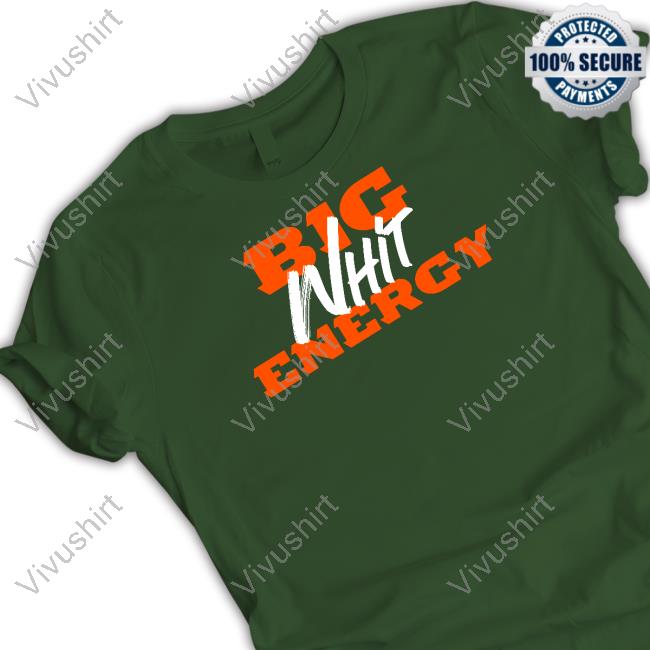 Cincinnati Bengals Big Whit Energy Tee Shirt Cincyshirts Merch