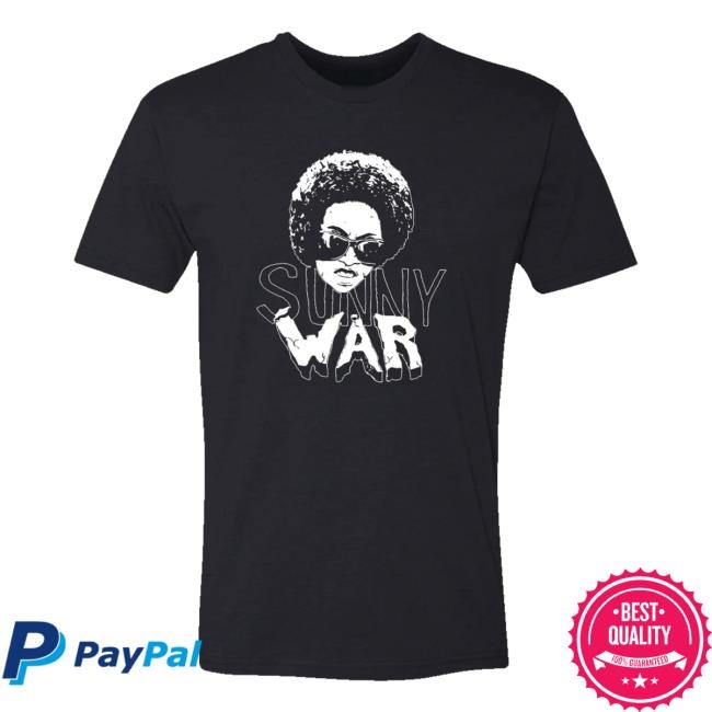 Hello Merch Shop Sunny War Afro Black T Shirt