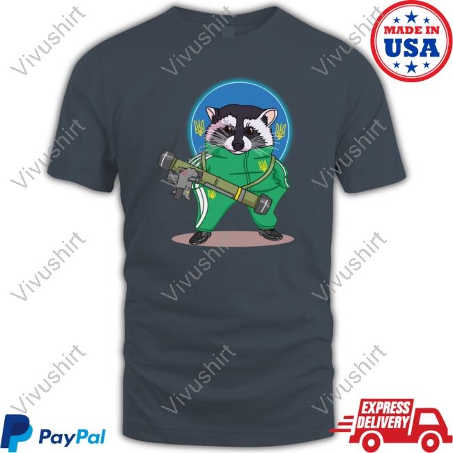 Saintjavelin Merch Saint Javelin X Kherson Raccoon Shirt