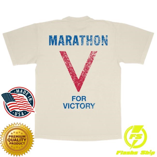 The Marathon Clothing Merch 2024 Los Angeles Champions T-Shirt - Cream Hoodie
