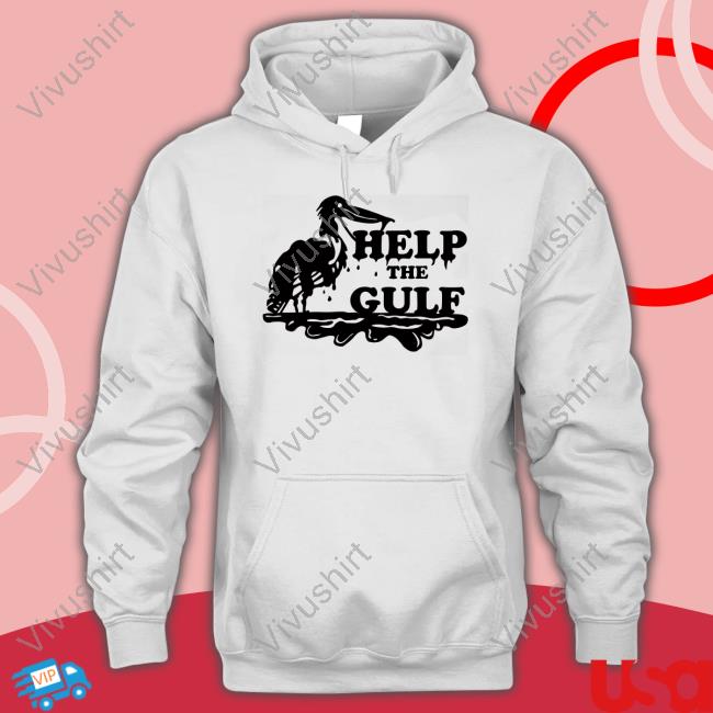Britta Wearing Help The Gulf T Shirt