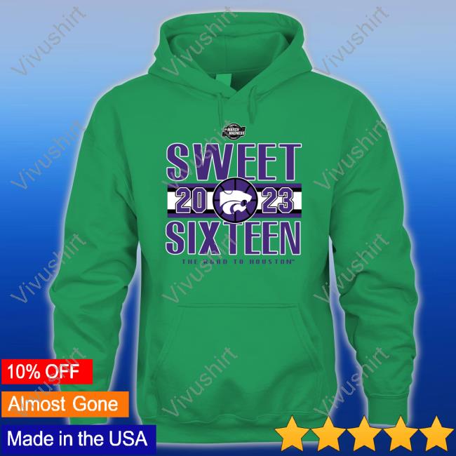 Kansas State Wildcats Sweet 2023 Sixteen The Road To Houston T-Shirt