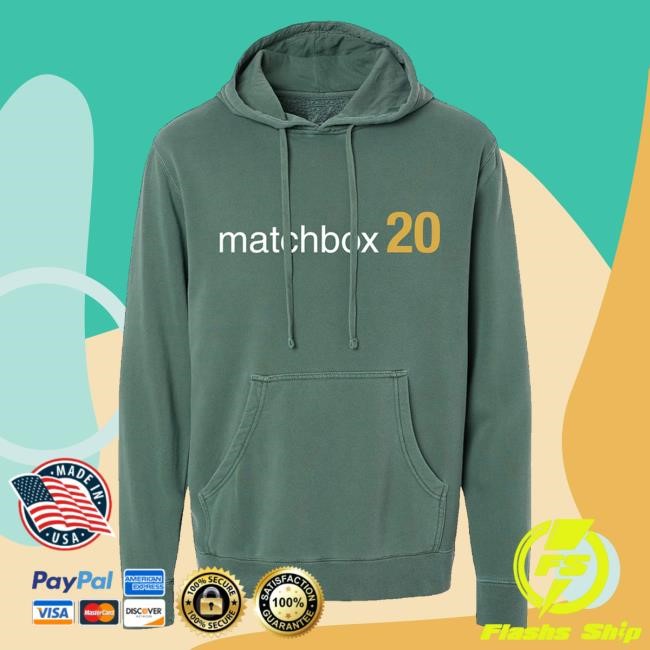 Matchbox Twenty Merch Store Classic Logo Hooded Sweatshirt
