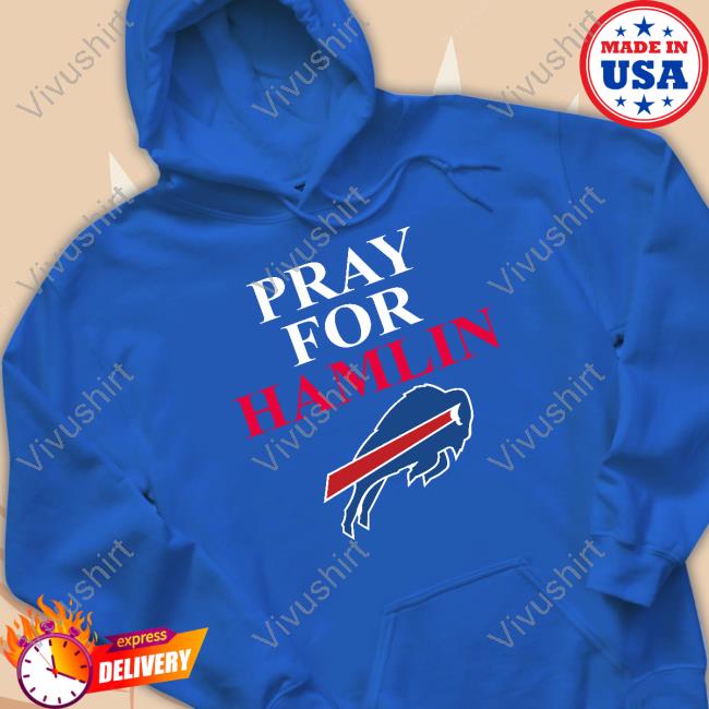 Bull Pray For Hamlin Buffalo Bills Hoodie
