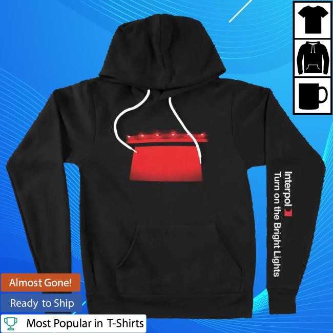 Interpol Merch Shop Interpol Totbl 2024 Black Sweatshirt