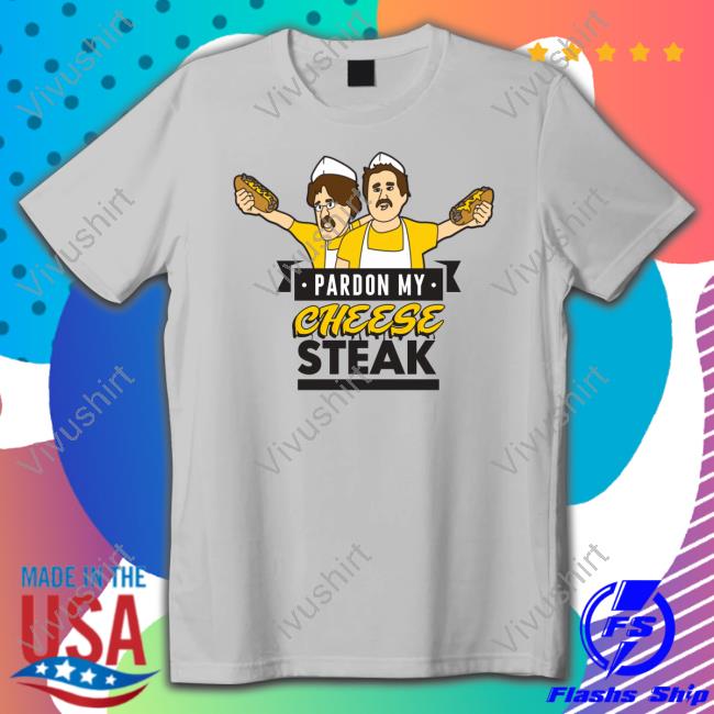 Go Frogs Pardon My Cheese Steak Tee Shirt