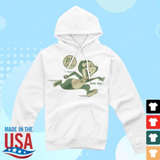Official Pf Flyers Merch Swiftie Flyer Hoodie White Hoodie