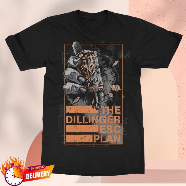 Official Indiemerchstore The Dillinger Escape Plan Shattered Sweatshirt