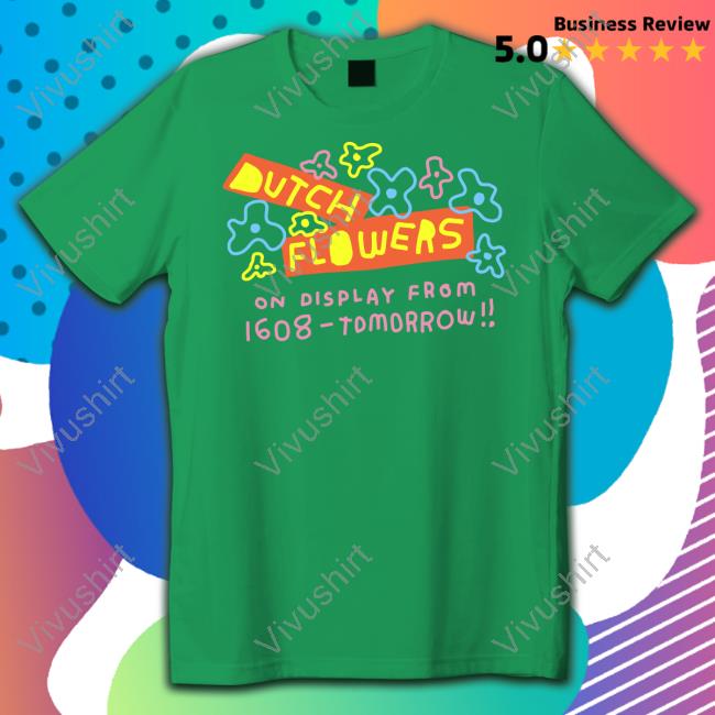 Dutch Flowers On Display From 1608-Tomorrow Long Sleeve Tee