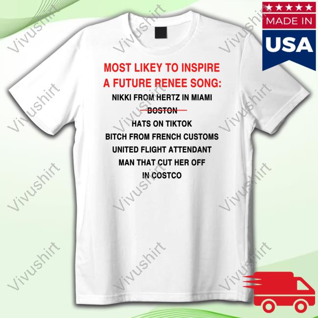 Most Likely To Inspire A Future Renee Song Nikki From Hertz In Miami Boston Hats On Tiktok Hooded Sweatshirt