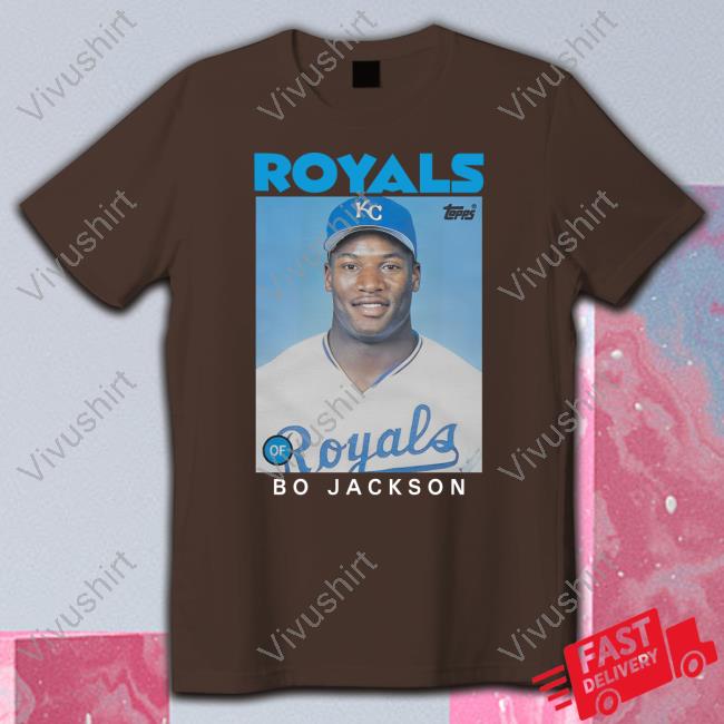 Royals Topps Bo Jackson Shirt