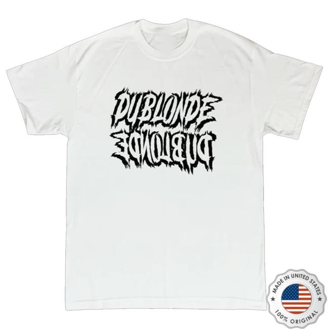 Official Daemontv Merch Du Blonde Mirror Logo Long Sleeve Shirt