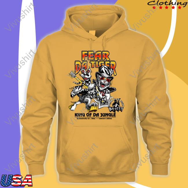 Fear Da Tiger King Of Da Jungle Tee