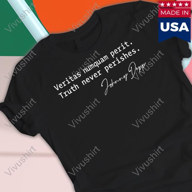 Veritas Numquam Perit Truth Never Perishes Long Sleeve T Shirt Johnny Depp