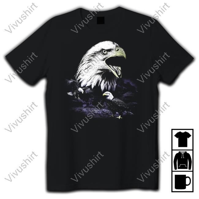 We Don't Trust You Eagles Distressed Hem Hoodie