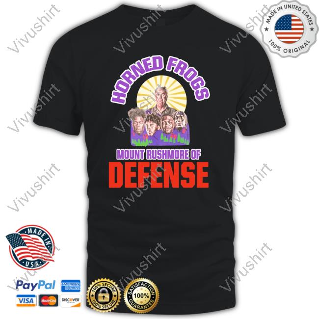 Gofrogs Horned Frogs Mount Rushmore Defense Sweatshirt