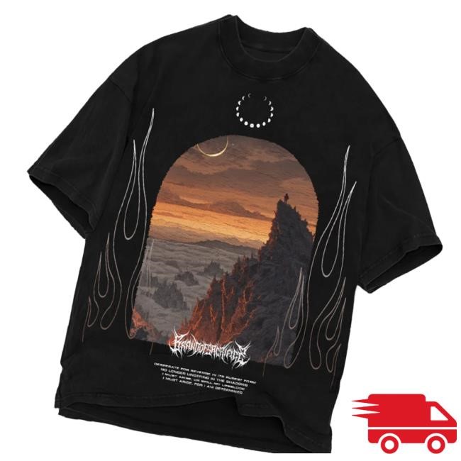 Brand Of Sacrifice Merch Shop Lifeblood Flames Black Hooded Sweatshirt