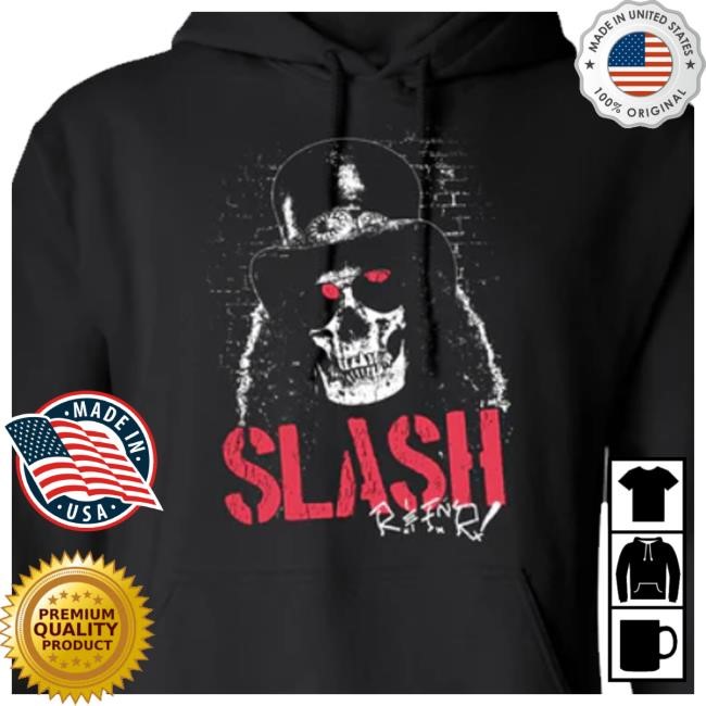 Slash Merch Skull Portrait Black Classic Shirt