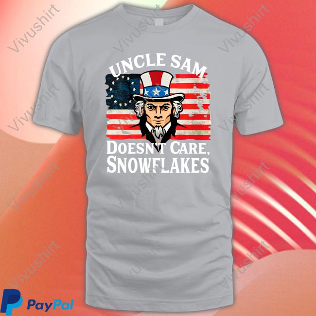 Biden Uncle Sam Doesn't Care Snowflakes Hoodie Sweatshirt
