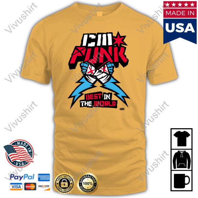 Shopaew Cm Punk Best In The World Supercharged Ringer Shirt