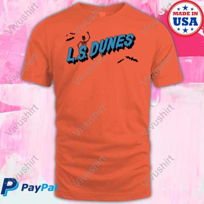 Ls Dunes Spooky Skeleton Shirt