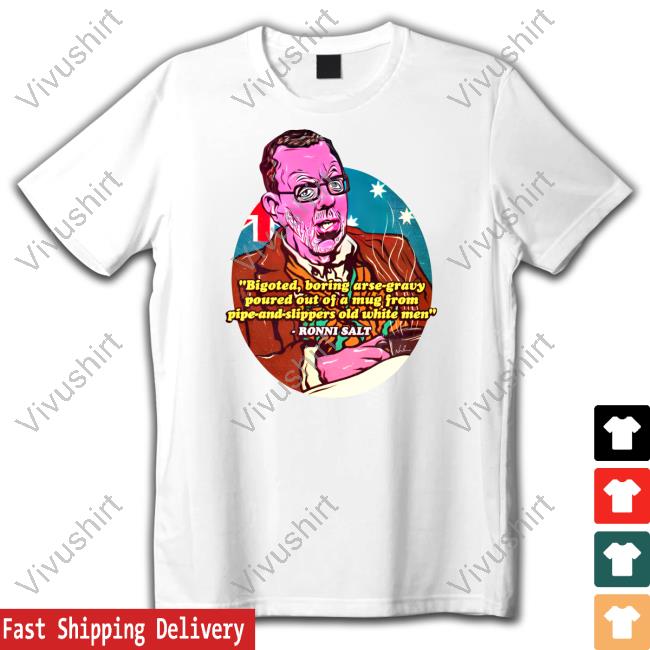 Nordacious Shop Bigoted Boring Arse-Gravy Long Sleeve T Shirt Ronni Salt