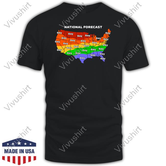 Headline Shirts National Forecast Gay Sweatshirt Gay Weather Forecast Sweatshirt Shirtsthtgohard
