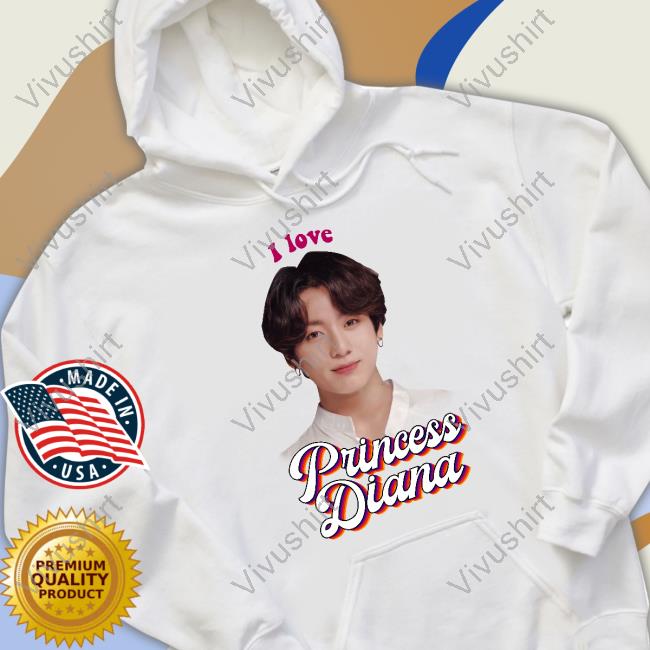 Snazzyseagull Shop I Love Princess Diana Jungkook Sweatshirt