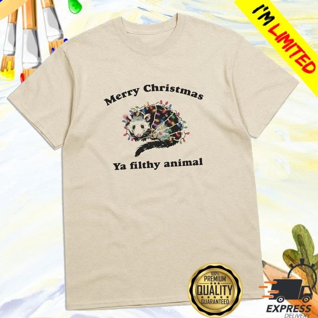 Trending Slippywild Merch Store Merry Christmas Ya Filthy Animal Shirts