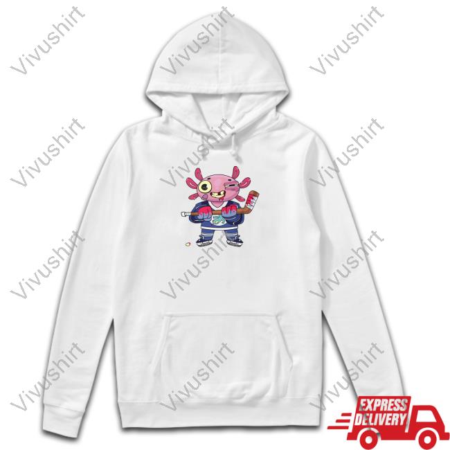 Hockey Axolotl Aftermath Hooded Sweatshirt
