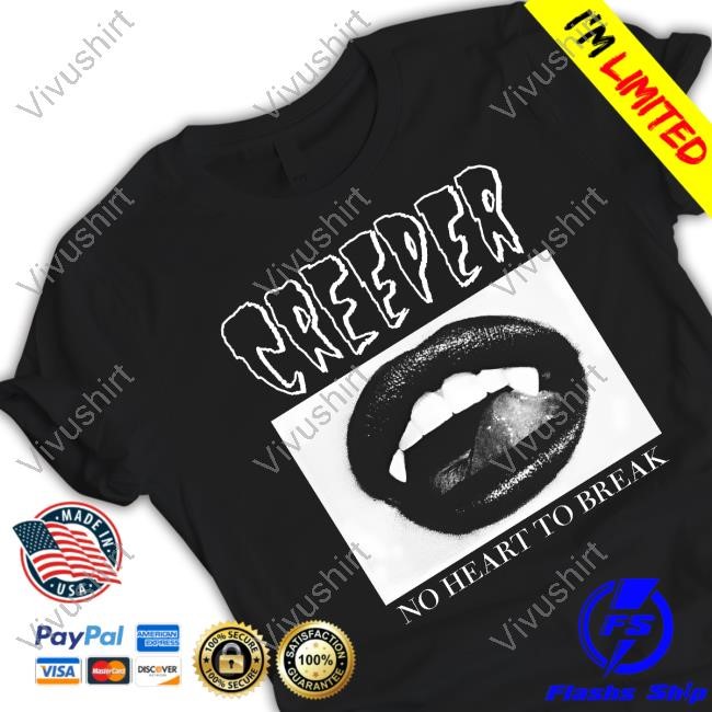 Creeper Fangs No Heart To Break Crewneck Sweatshirt